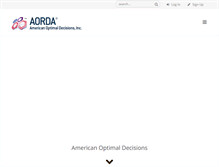 Tablet Screenshot of aorda.com